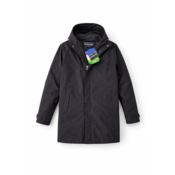 Patagonia Other - Vtg NWT Patagonia Rain Trench Coat Black Made In USA Men's Large RARE